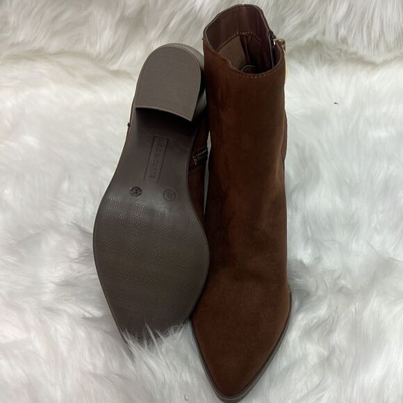 Liz Claiborne East River brown ankle boots, size 8 A4 - Picture 10 of 10